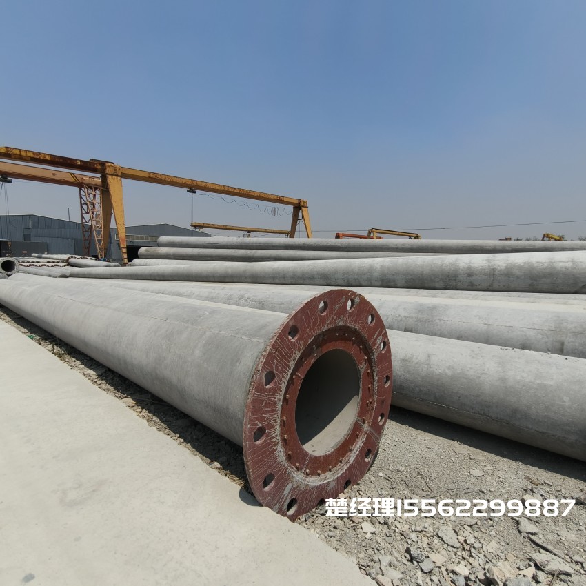 津南12米无拉线电杆